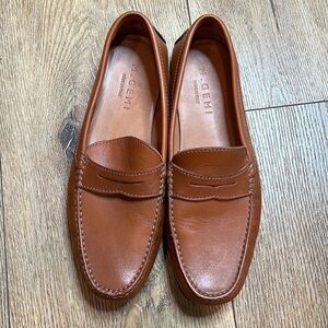M. Gemi Leather Moccasin in Saddle Brown Size 42.5/9.5